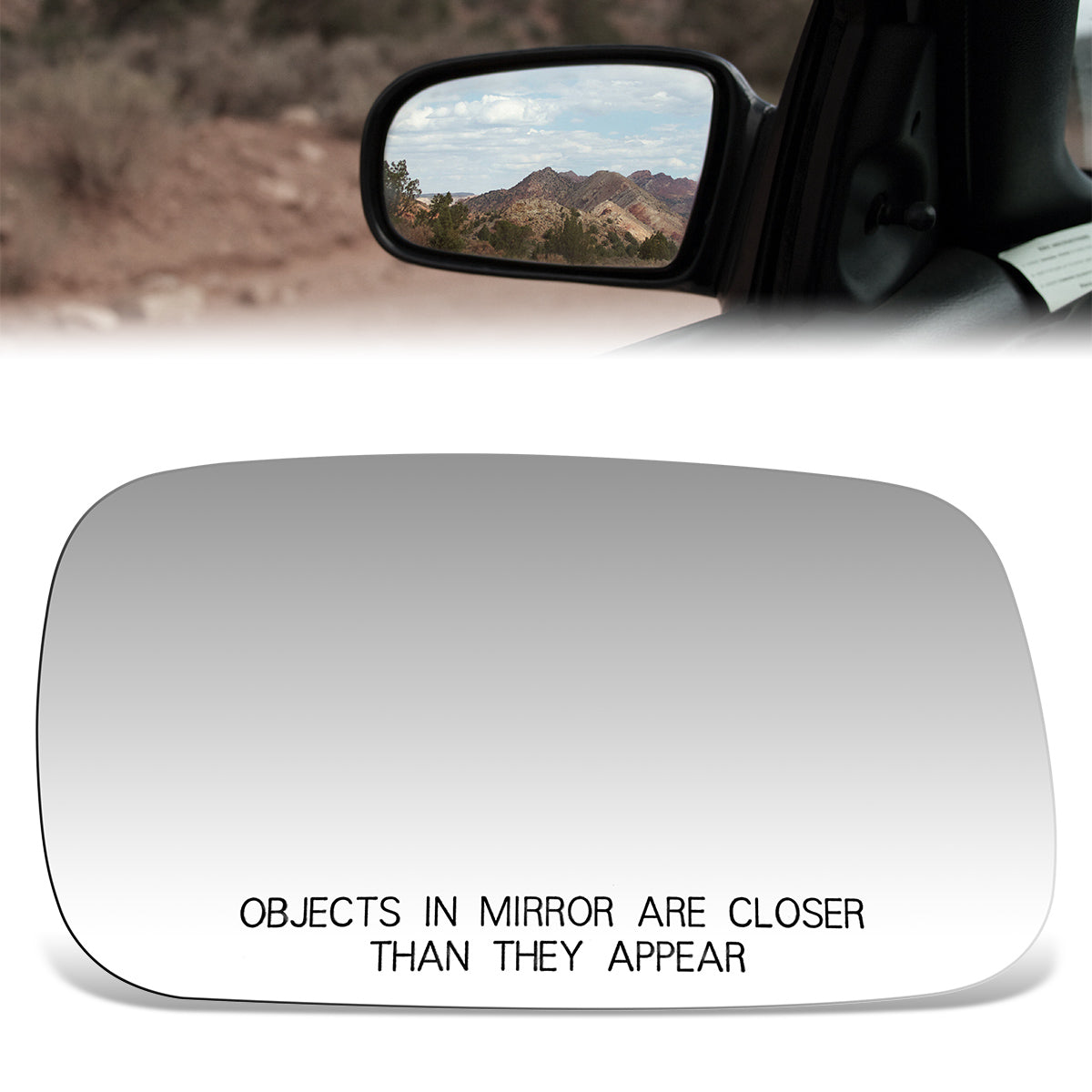 CAAP, Factory Replacement Convex Mirror Glass (Right) 90-97 Volkswagen Passat