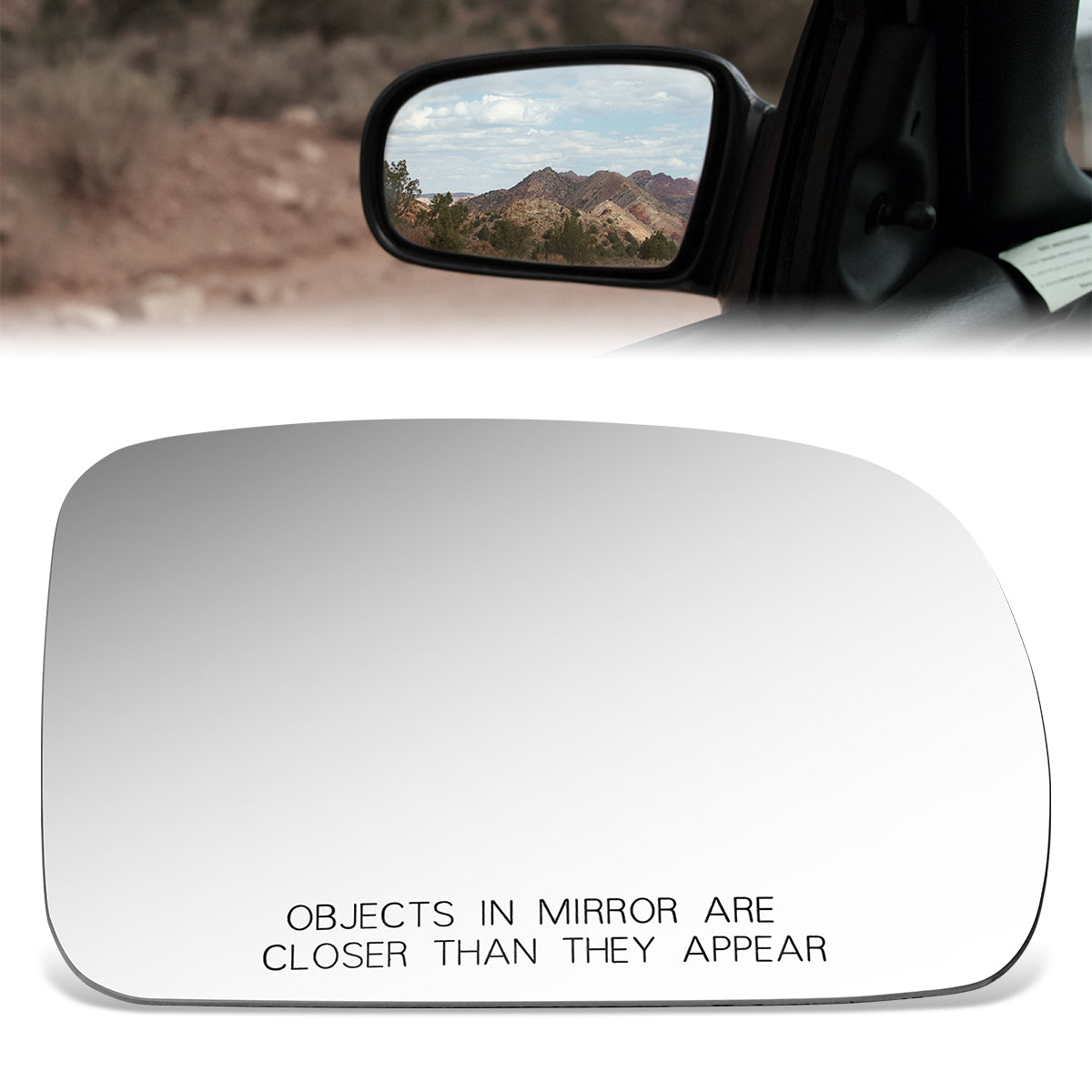 CAAP, Factory Replacement Convex Mirror Glass (Right) 93-98 Mercury Villager, Nissan Quest