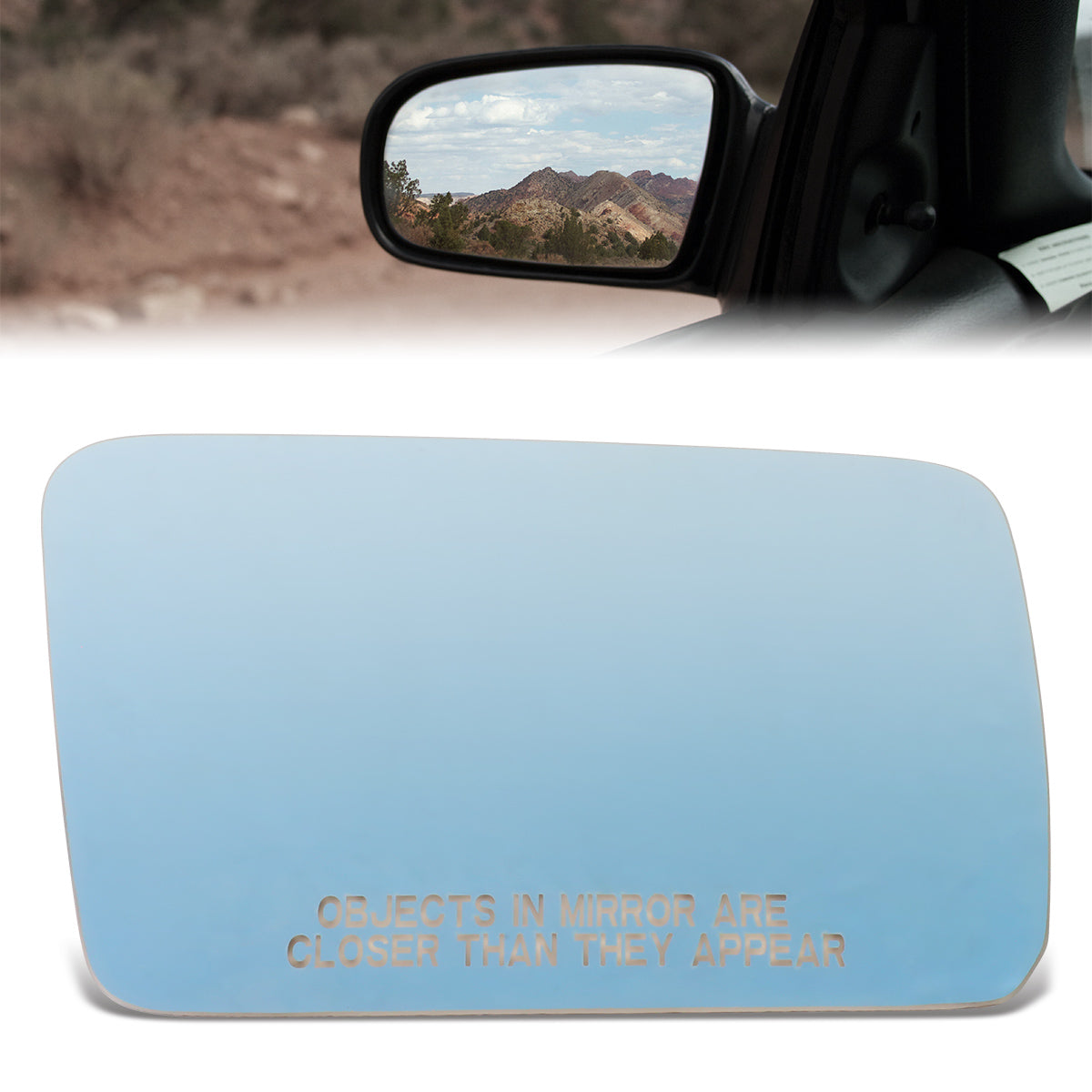 CAAP, Factory Replacement Convex Mirror Glass (Right) 94-96 Mercedes-Benz SL320/SL500/SL600