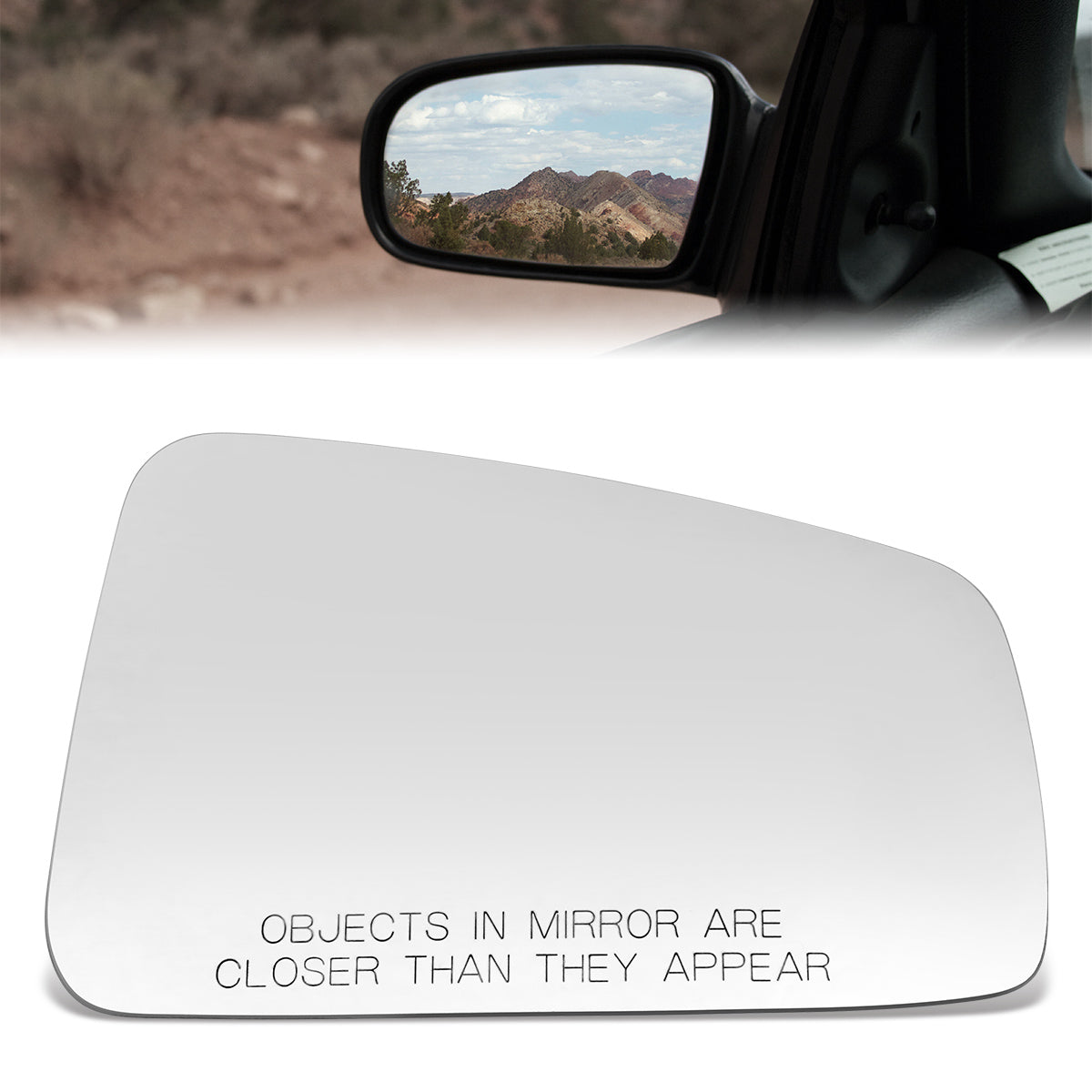 CAAP, Factory Replacement Convex Mirror Glass (Right) 97-04 Mitsubishi Diamante