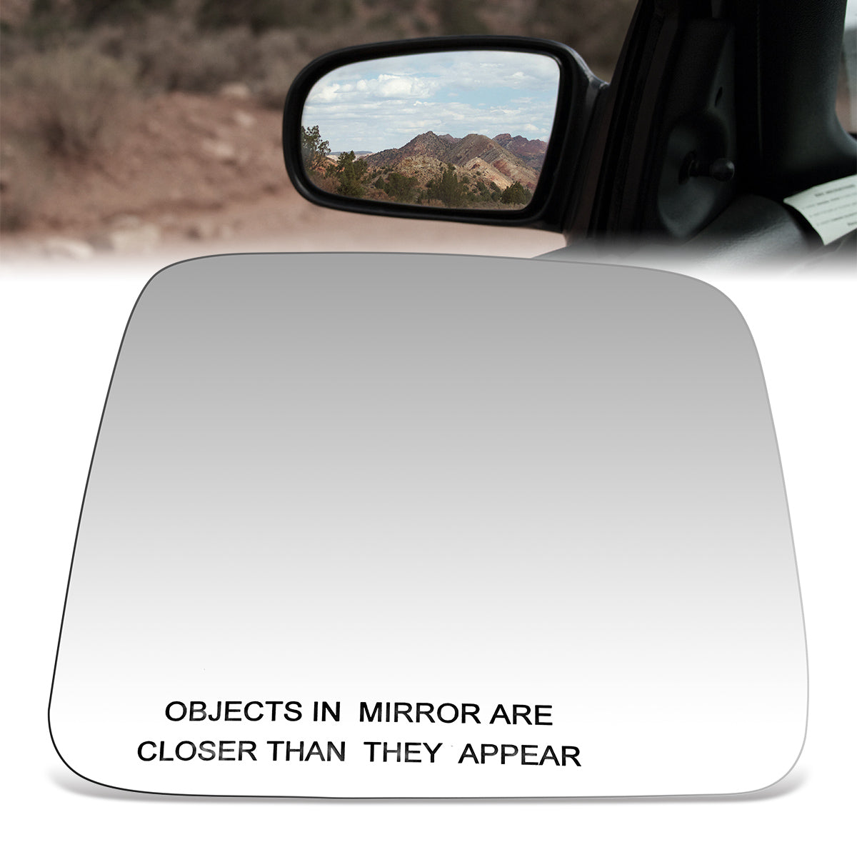 CAAP, Factory Replacement Convex Mirror Glass (Right) 97-98 Venture, Silhouette, Trans Sport