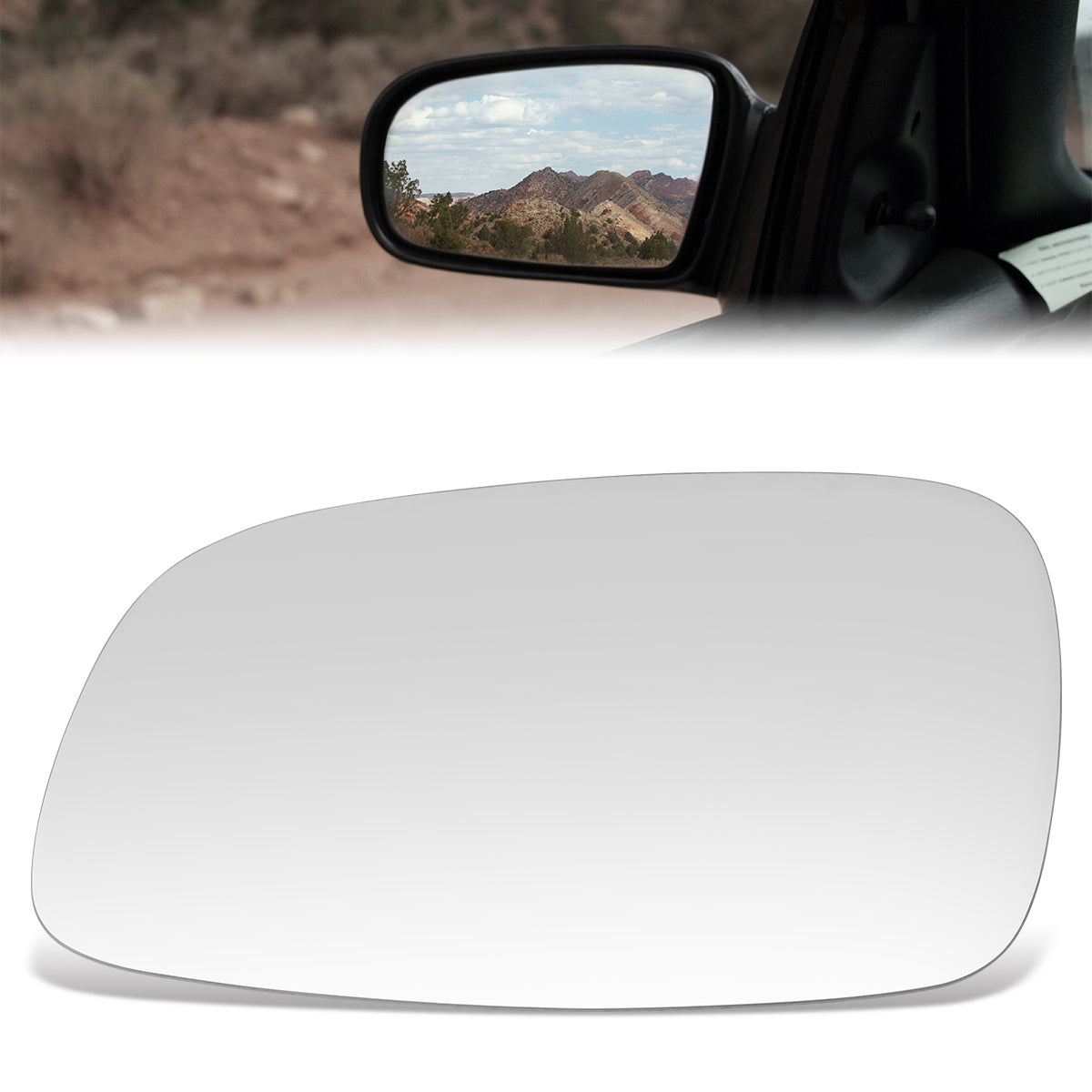 CAAP, Factory Replacement Mirror Glass (Left) 92-96 Mitsubishi Diamante