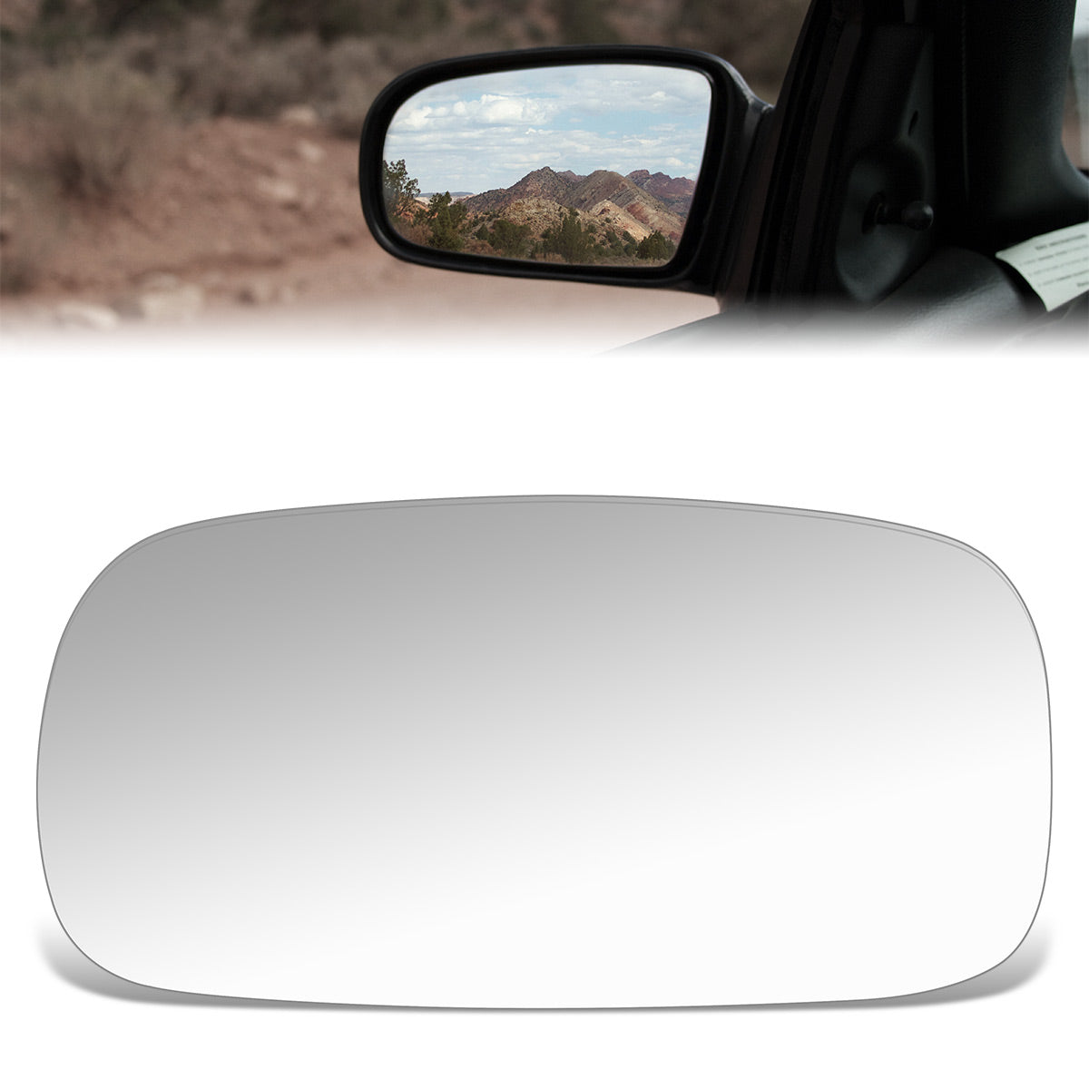 CAAP, Factory Replacement Mirror Glass (Left) 92-99 Pontiac Bonneville