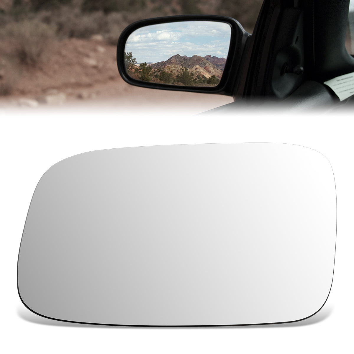 CAAP, Factory Replacement Mirror Glass (Left) 95-00 Lexus LS400