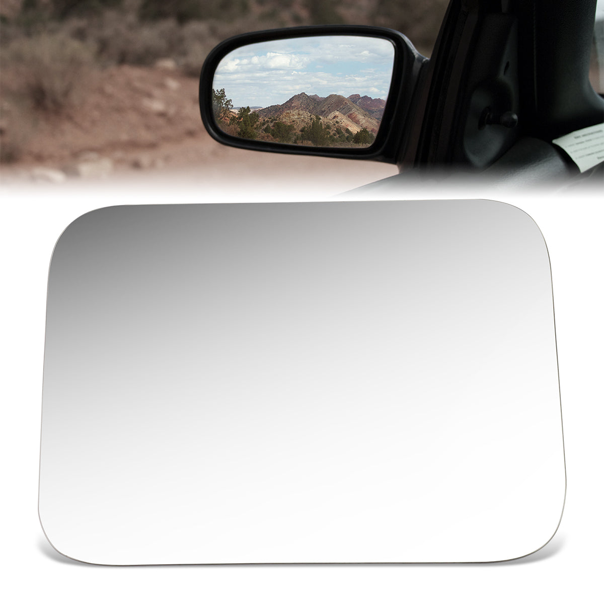 CAAP, Factory Replacement Mirror Glass (Left or Right) 81-87 Isuzu Pickup