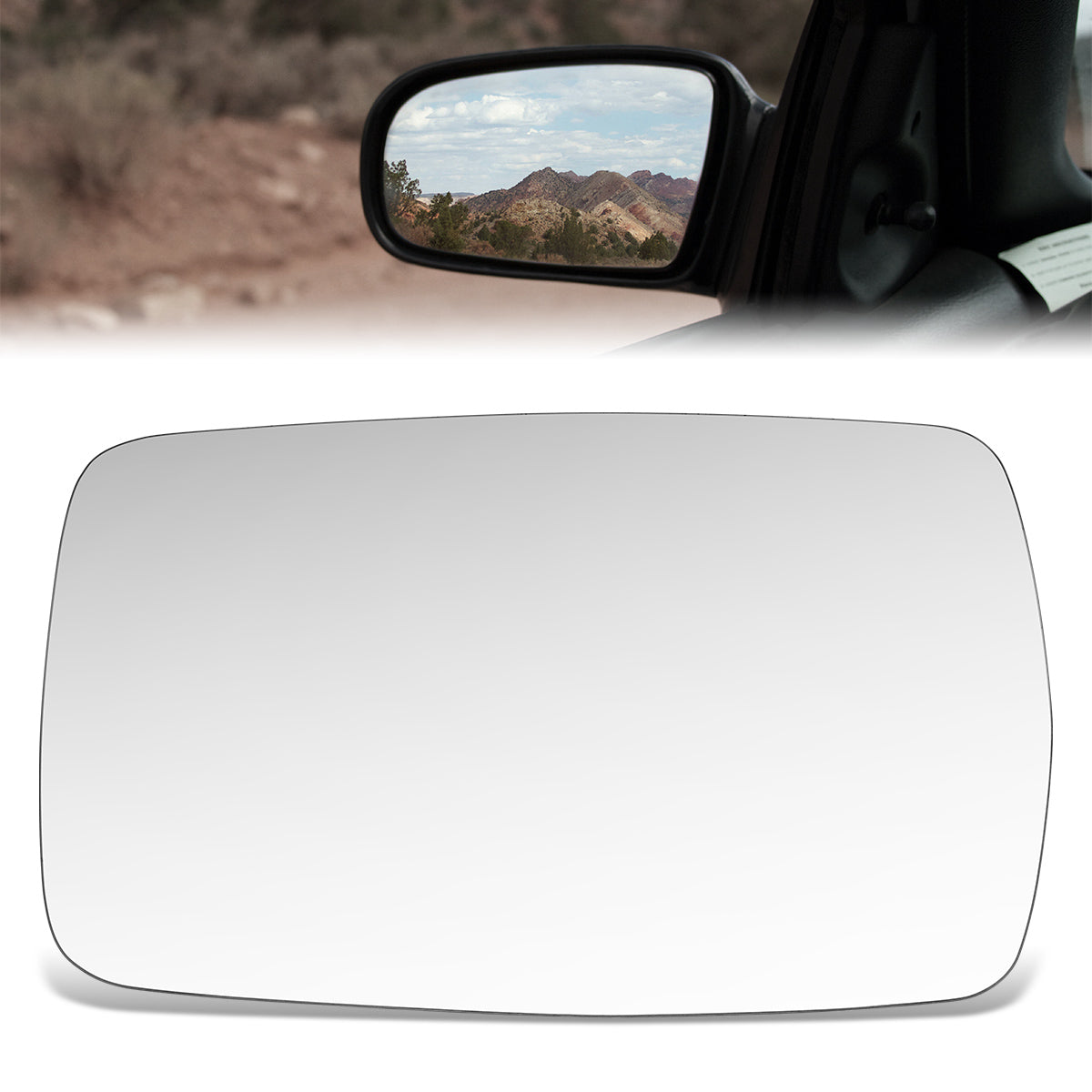 CAAP, Factory Replacement Mirror Glass (Left or Right) 83-85 Porsche 944, 87-88 Porsche 924