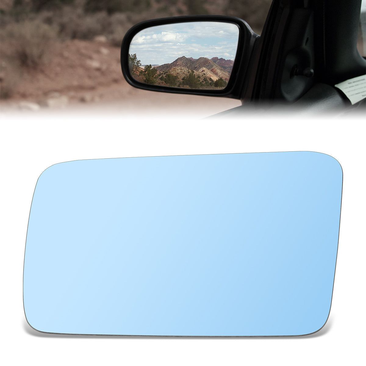 CAAP, Factory Replacement Mirror Glass (Right) 94-96 Mercedes-Benz SL320, SL500, SL600