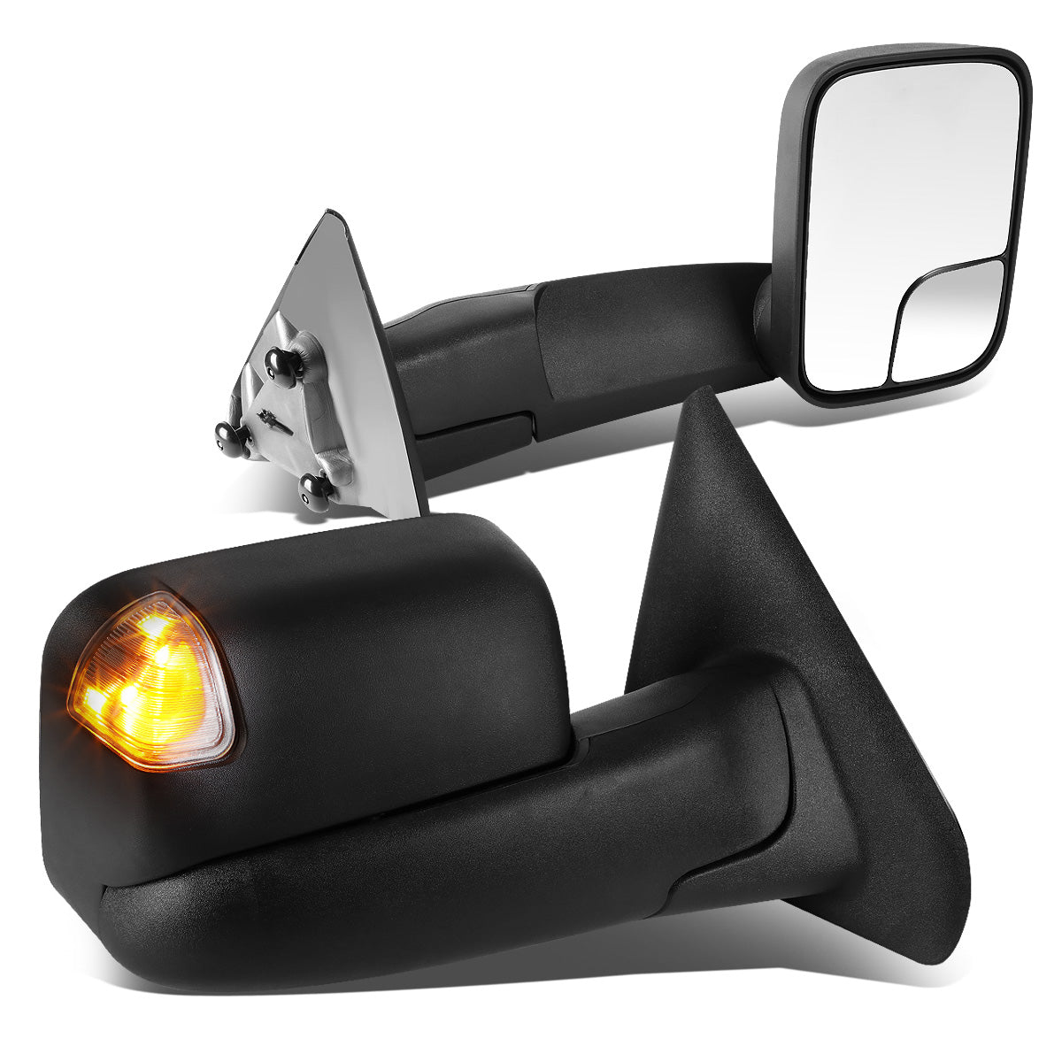 CAAP, Manual Towing Mirrors (Pair)02-08 Dodge Ram 1500, 03-09 Ram 2500