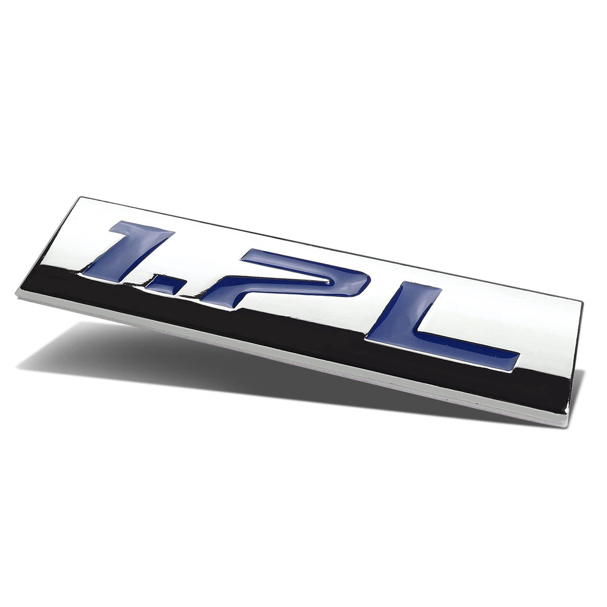 CAAP, Tape-on Chrome 1.7L Emblem Badge Decal - Aluminum Alloy [A Variety of Color Options]