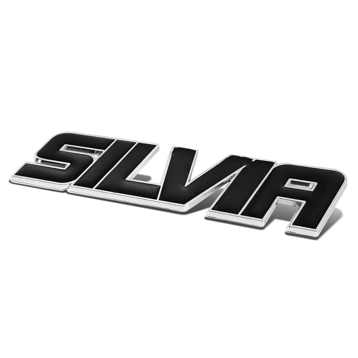 CAAP, Tape-on Emblem Badge Decal - SILVIA - Aluminum Alloy