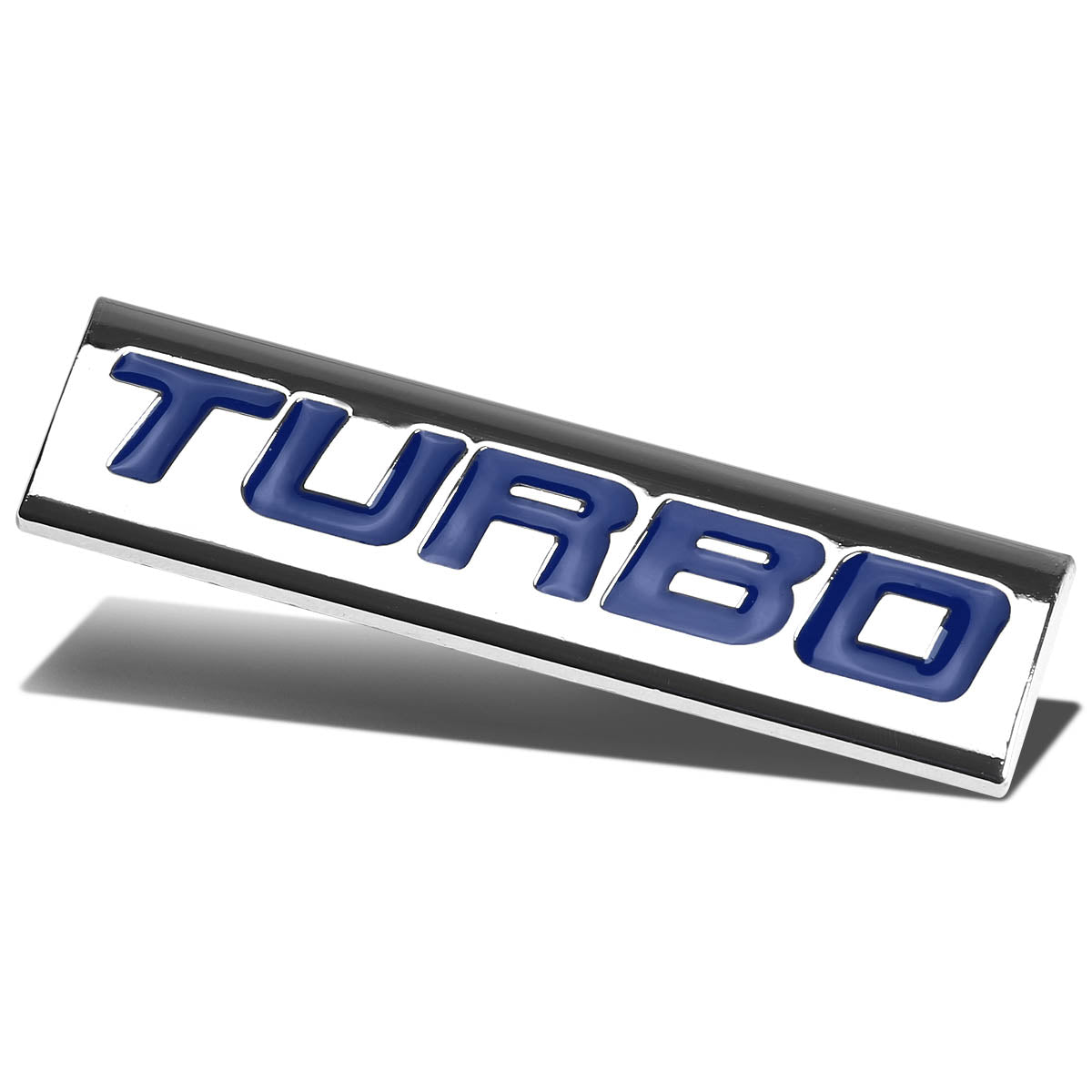 CAAP, Tape-on Emblem Badge Decal - TURBO - Aluminum Alloy