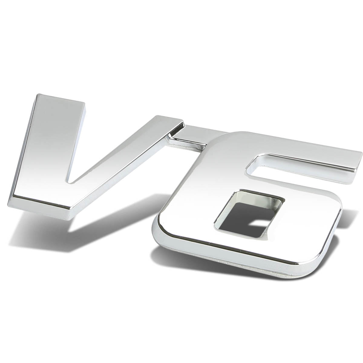 CAAP, Tape-on Emblem Badge Decal - V6 - Aluminum Alloy